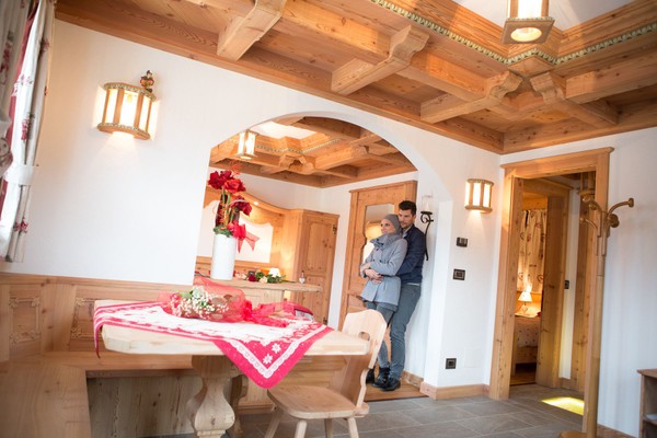 Der Wohnraum B&B + Ferienwohnungen Solder Chalet Dolomiti