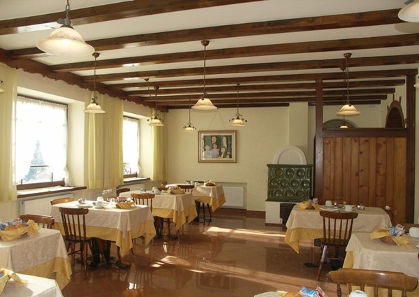 Il ristorante Sappada Villa Erika