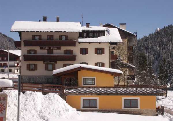 Foto esterno in inverno Villa Erika