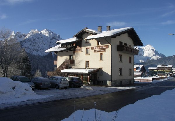 Foto esterno in inverno Villa Erika