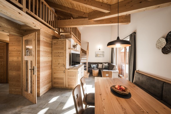 The living area Farmhouse apartments Enzianhof