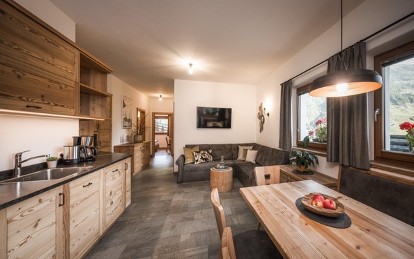 The living area Farmhouse apartments Enzianhof