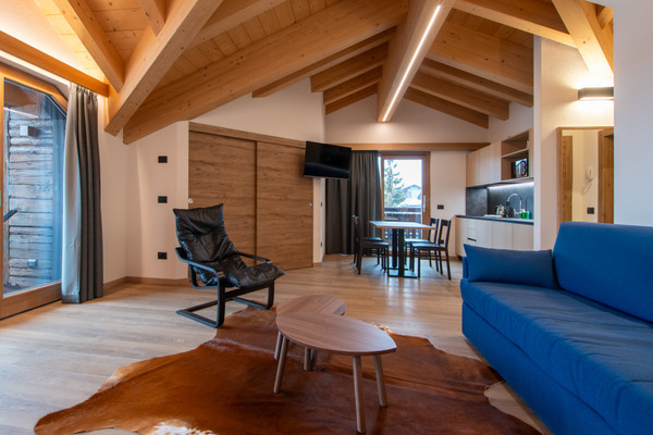 The living area Chalet Layla