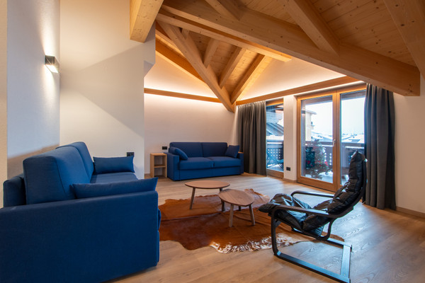The living area Chalet Layla