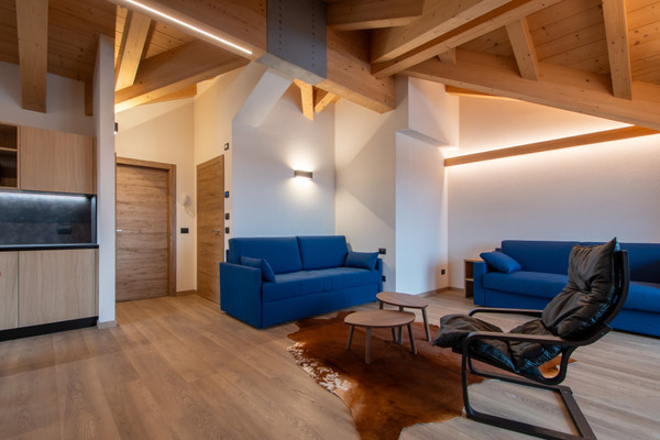 La zona giorno Chalet Layla by Original Galli