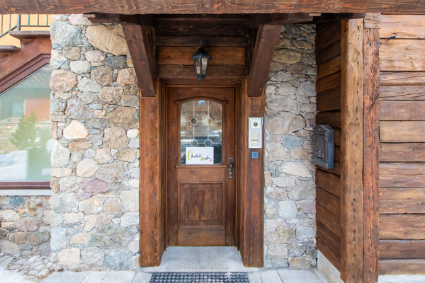 The entrance