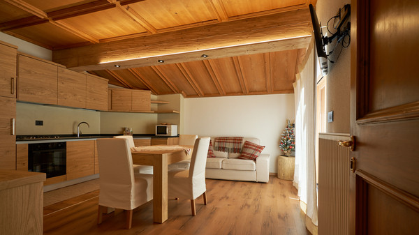 The living area Sappada Family Apartments