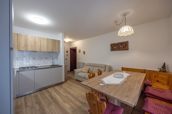 La zona giorno Appartamenti Casa Sonne