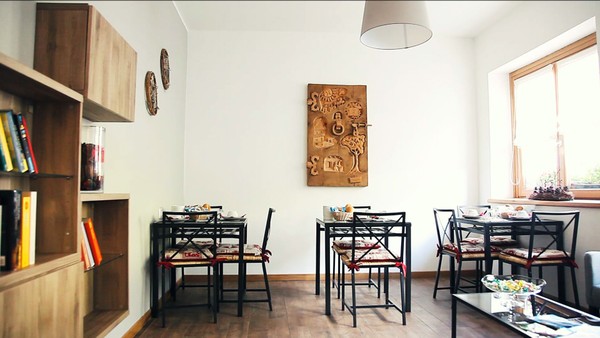 Die Gemeinschaftsräume Residence Cavanis Wellness & Private Spa