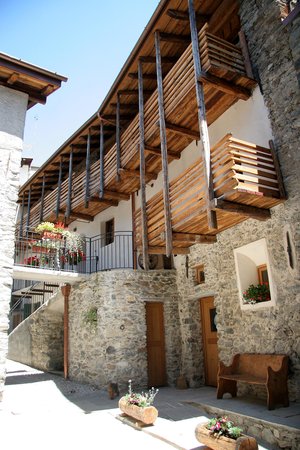 Photo exteriors in summer Ostello del Castello