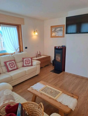 Der Wohnraum Ferienwohnung Da Rin D'Iseppo Giulia