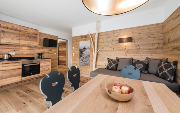 The living area Chalets Niederthalerhof