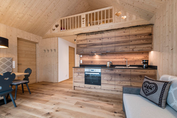 The living area Chalets Niederthalerhof