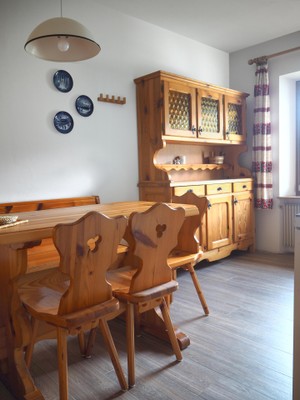 Der Wohnraum Ferienwohnung De Martin Topranin Pio