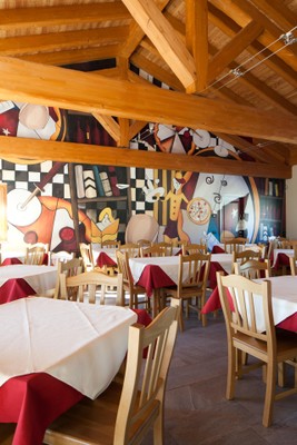 Das Restaurant Quart (Aosta) La Pinsa