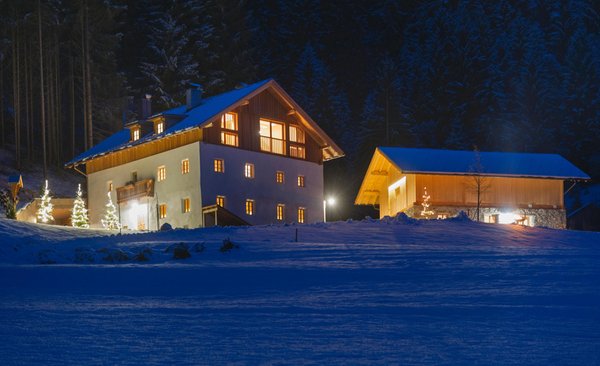 Photo exteriors in winter Silentium Dolomites Chalet
