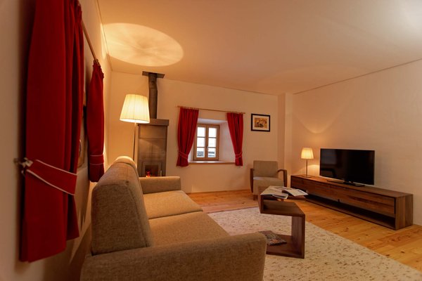 The living area Silentium Dolomites Chalet