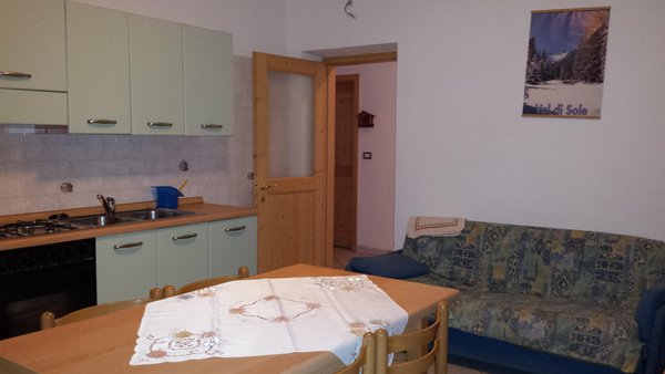 La zona giorno Appartamenti Ortles