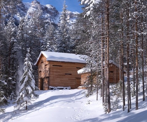 Foto esterno Mountain Lodge Tamersc