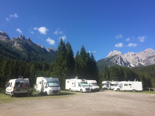 Foto esterno Area attrezzata camper Sappada