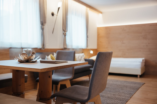 The living area Apartments Dependance Hotel La Fradora Klima Haus