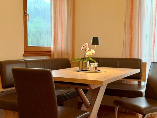 The living area Apartments Dependance Hotel La Fradora Klima Haus