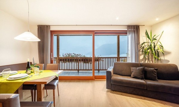 La zona giorno Residence Kalchgruberhof