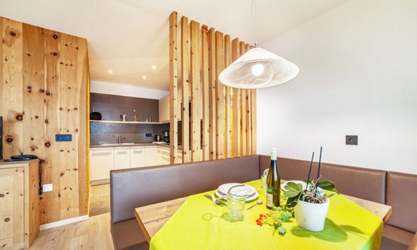 La zona giorno Residence Kalchgruberhof