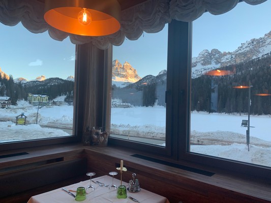 The restaurant Misurina Lavaredo
