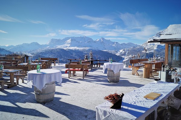 Foto invernale di presentazione Piz Arlara - Rifugio