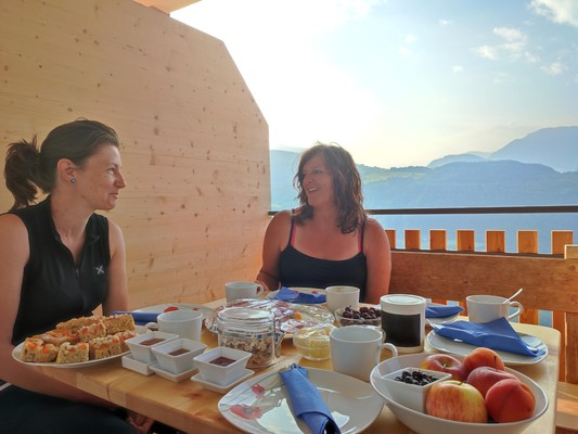 La colazione Appartamenti in agriturismo Huber-Hof