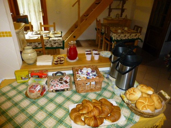 La colazione Bed & Breakfast Piana di Nebbiù