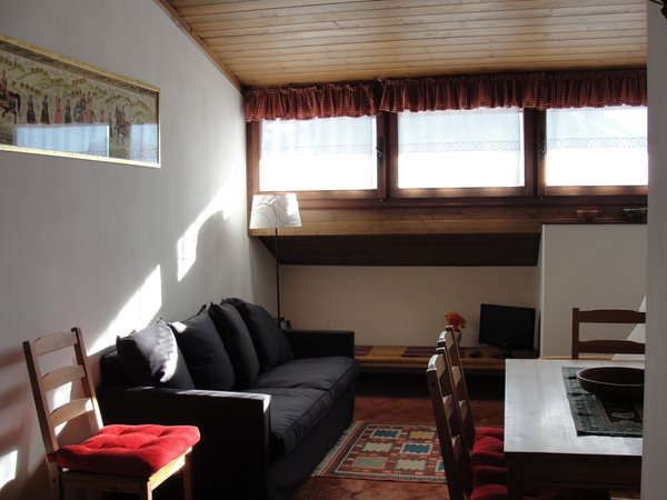 La zona giorno Appartamenti Orizzonti Montani