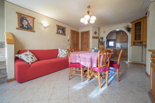La zona giorno Bait da Saroch - Appartamenti 3 stelle sup.