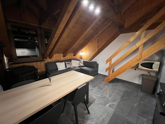 La zona giorno Appartamento Wooden Attic Titti