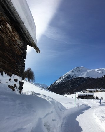 Foto esterno in inverno Chalet Sonne