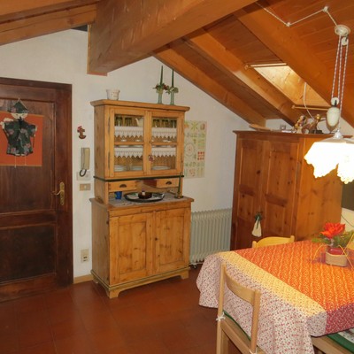 La zona giorno Appartamenti Villa Gobbo