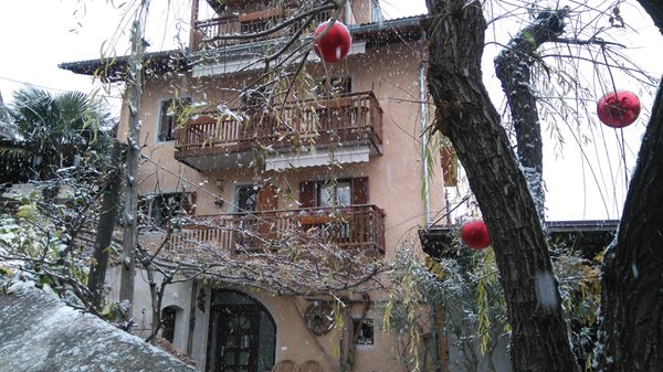 Foto esterno in inverno Haus Möltner