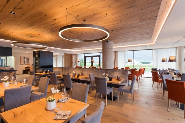 Il ristorante Appiano sulla Strada del Vino The Lodge - Golfclub Eppan