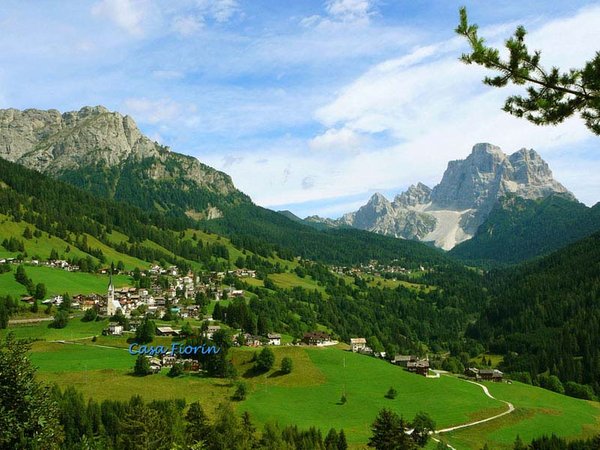 La posizione Appartamenti Casa Fiorin Selva di Cadore