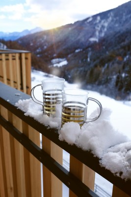 Foto vom Balkon Unterlutaschghof