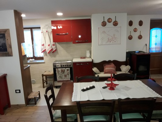 The living area Apartment Tra Cataste e Canzei