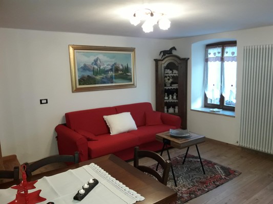 The living area Apartment Tra Cataste e Canzei