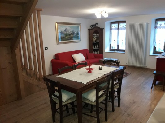The living area Apartment Tra Cataste e Canzei