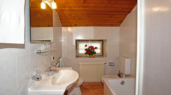 Photo of the bathroom B&B + Apartments Lüch Cianins