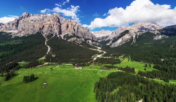 Panoramic view San Cassiano