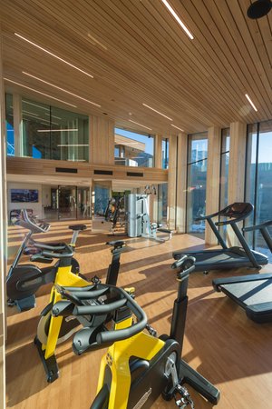 Foto della zona fitness Hotel The Panoramic Lodge