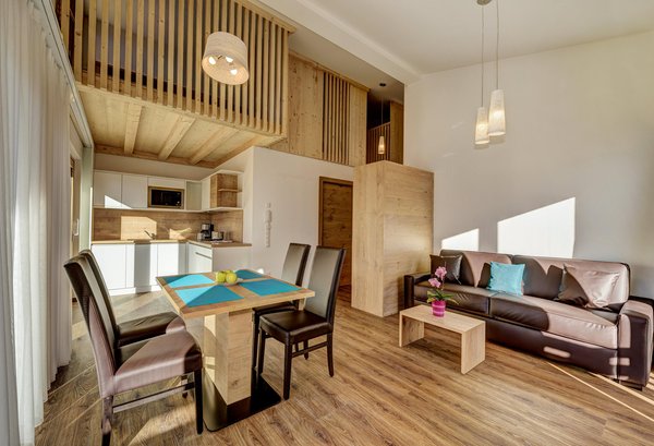 La zona giorno Residence Reschenseeblick