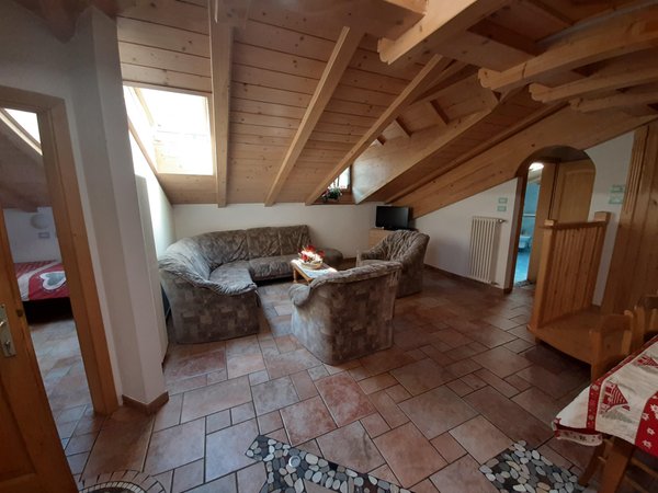 La zona giorno B&B Mia Val - Suite & Apartments