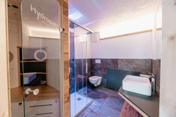 Foto del bagno B&B Mia Val - Suite & Apartments